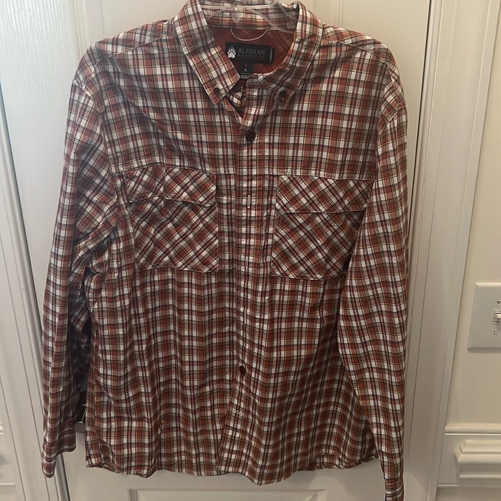 Duluth Trading Alaska Hard Gera Men’s Shirt Size L